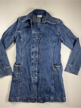 LOFT Washed Blue Denim Jacket
